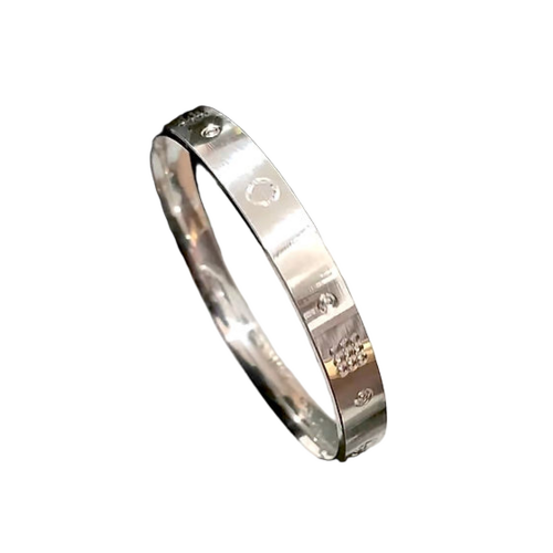 Flat Minifalic Design Pure Silver Kada For Men 30Gm - Gender: Unisex