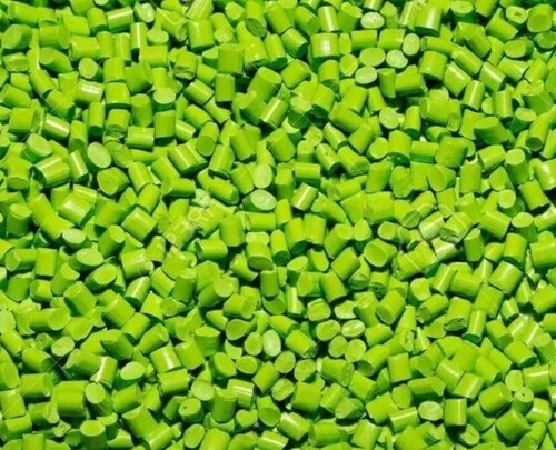 Green plastic granule