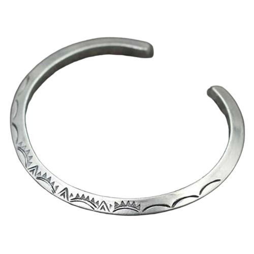 Mens Casting Heavy Adjustable Silver Kada 60Gm - Gender: Unisex