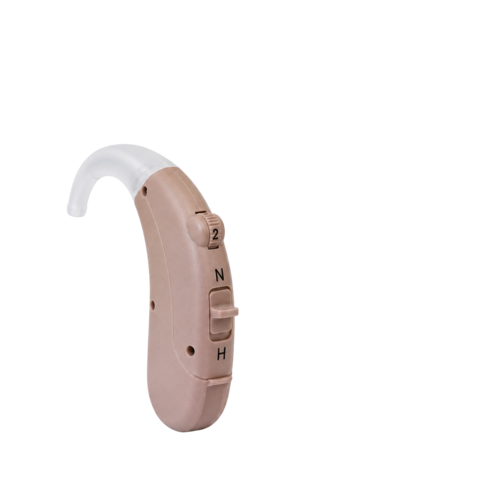 Novel Gold P Hearing Aid - Material: Plastic