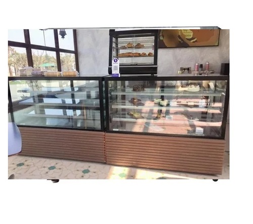 SS and Glass Sweet Display Counter