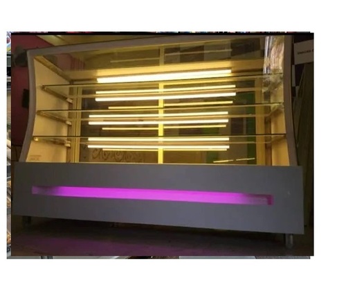 SS Display Corian Counter