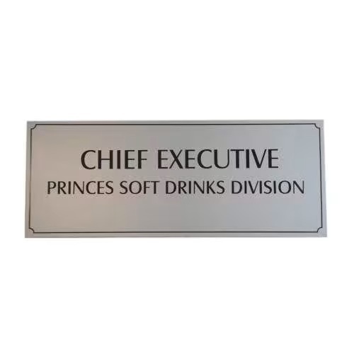 Anodized Alluminium Nameplates