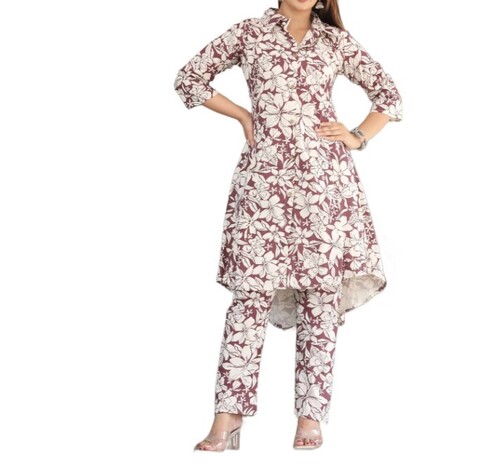Printed Kurti Set - Feature: Good Quality