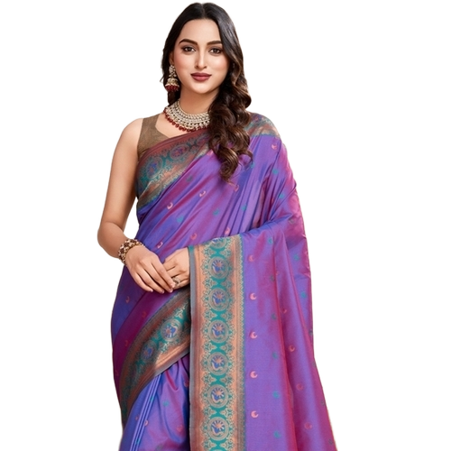 Purple Fancy Sarees