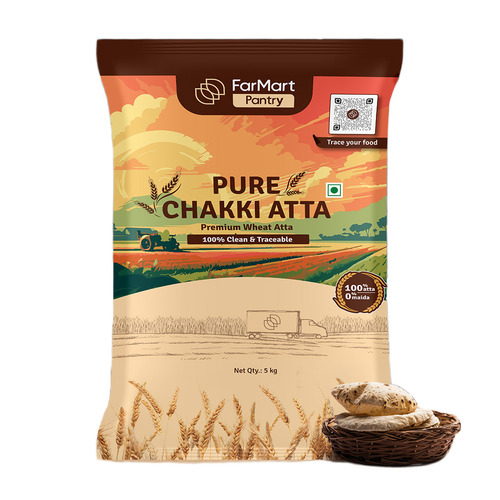 Farmart Pantry Pure Chakki Atta 5kg