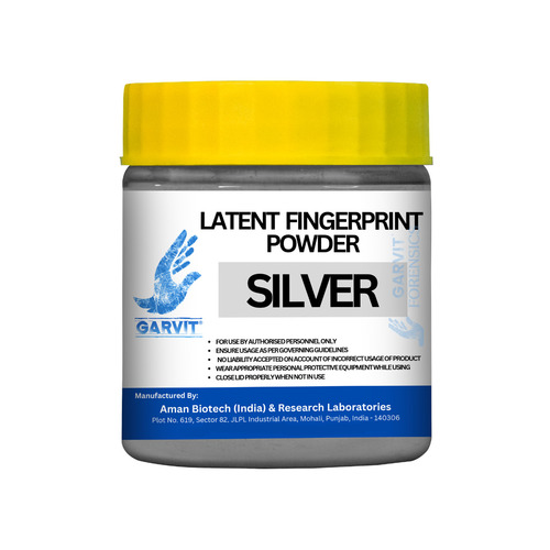 Garvit Latent Fingerprint Powder Silver - Color Depth: S Color