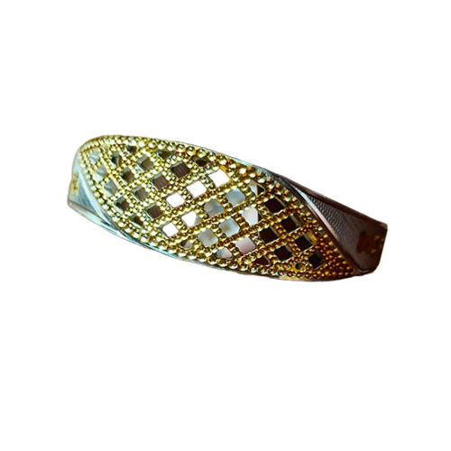 Ladies Customised Fancy Hollow Design Pure Silver Kada 30Gm - Gender: Unisex