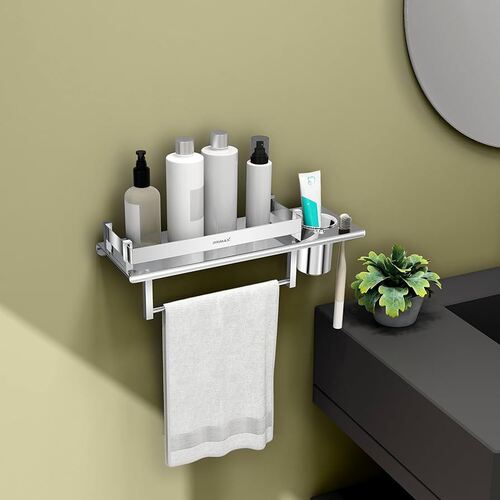Bathroom Shelf Towel Holder