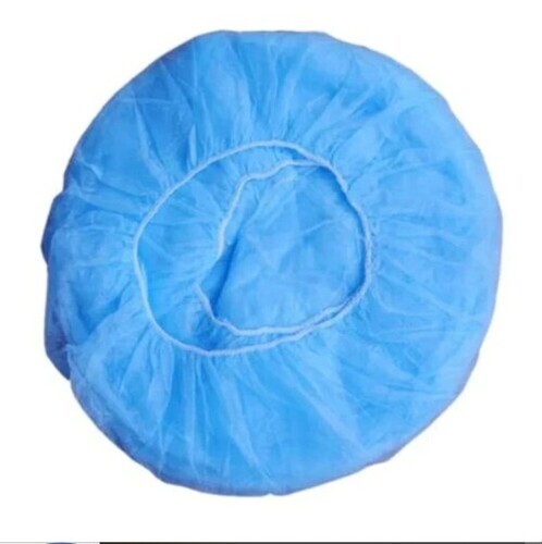 Disposable Bouffant Cap - Color: Blue