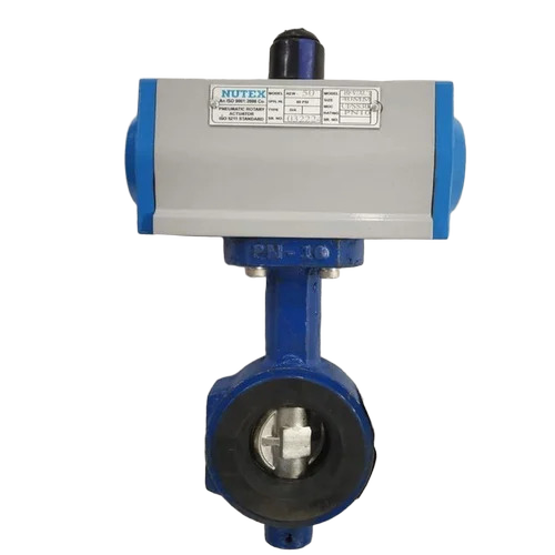 Actuator Operated Pneumatic Rotary Butterfly Valve