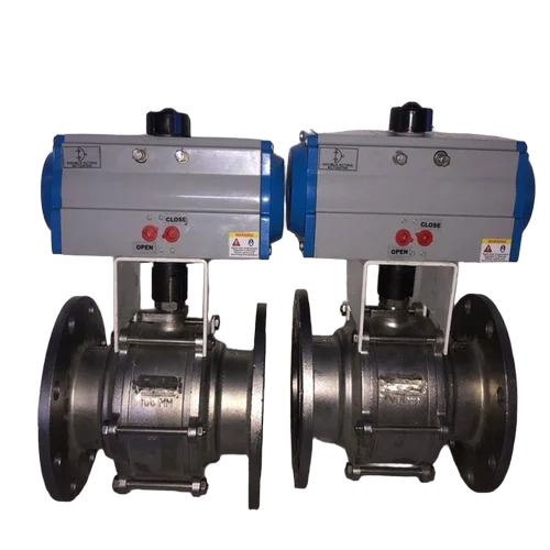 Ci Pneumatic Double Acting Actuator Ball Valve