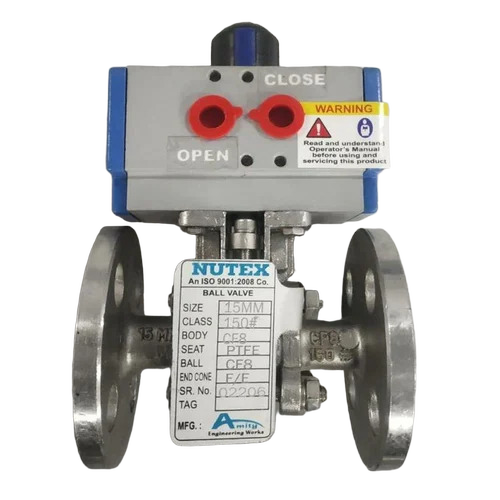 Pneumatic Wafer Type Floating Ball Valve