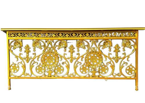 Royal Ms Cast Iron Railing - Color: Yellow
