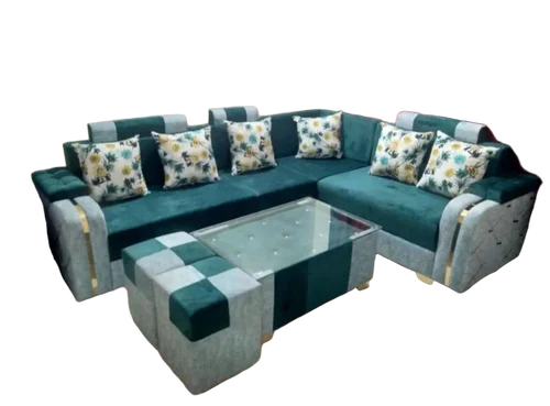 8 Seater Wooden L Shape Sofa Set