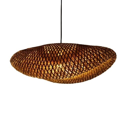Bamboo Lemonade Curved Hanging Light