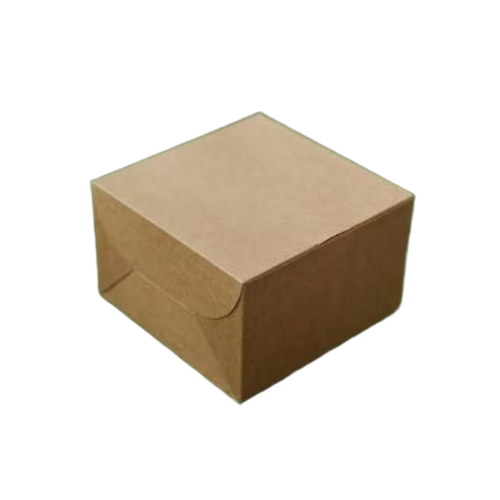 Brown Square Cake Packaging Box