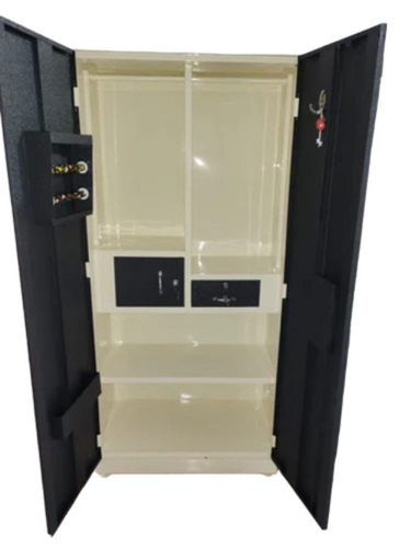 Double Door Steel Mirror Almirah
