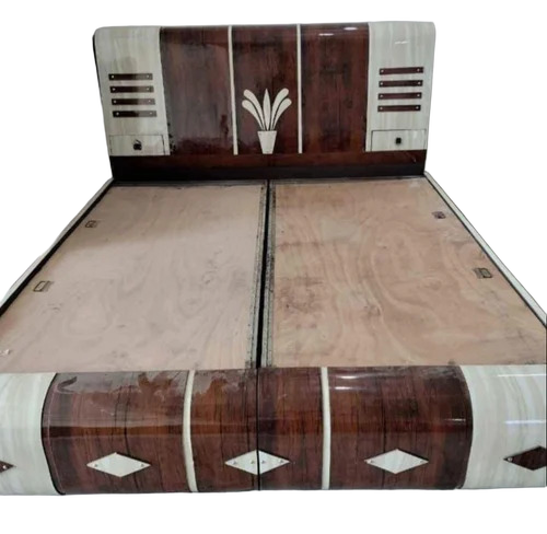 King Size Engineered Wood Double Bed