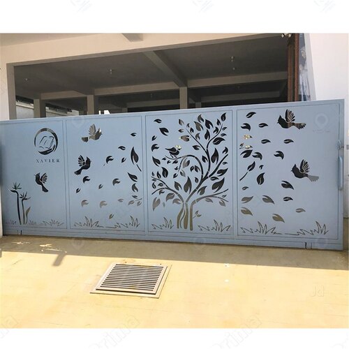 Mild Steel Laser Cutting Main Gate