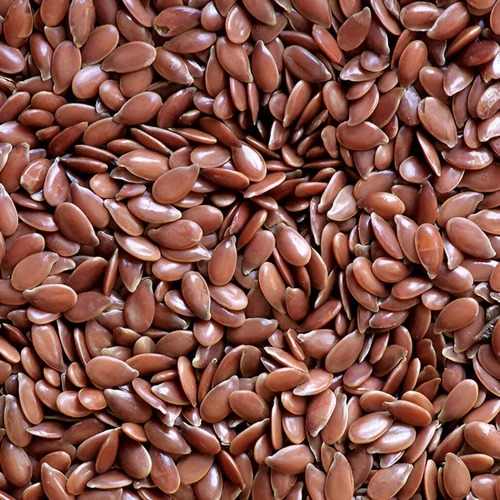 Natural Flax Seeds - Color: Brown