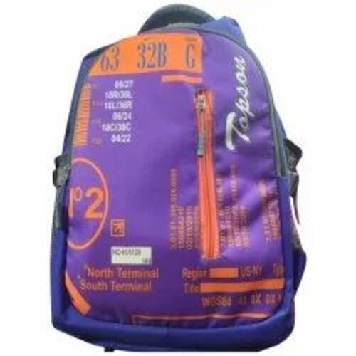 Printed Polyester School Bag