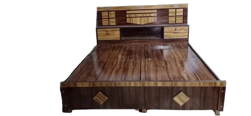 Teak Wood Double Bed