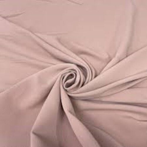Pink Solid Knitted Lycra Frabic