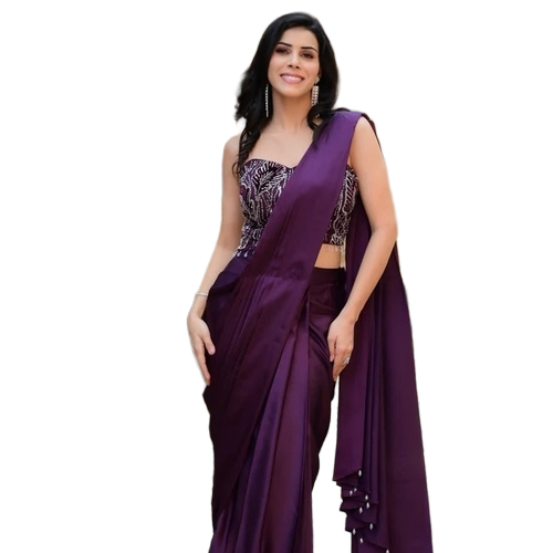 Satin Saree