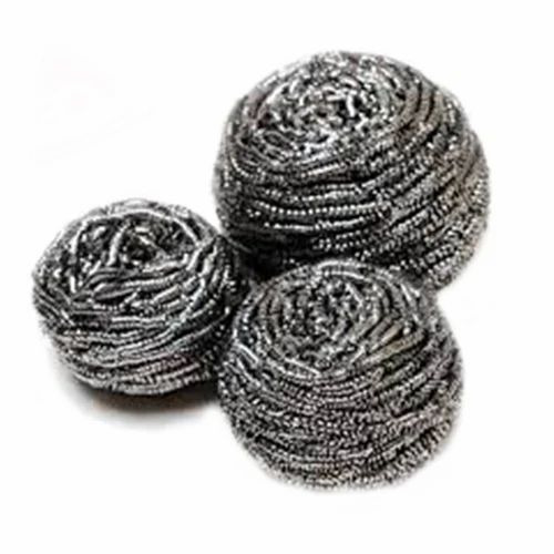 Stainless Steel Scrubber - Color: Silver