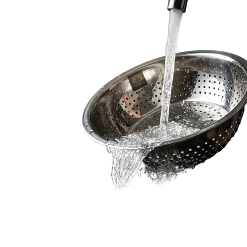 Stainless Steel Strainer - Color: Silver