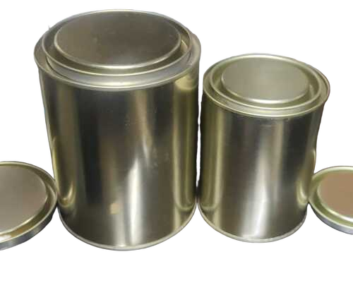 Iron Paint Tin Container - Material: Corrugated Board