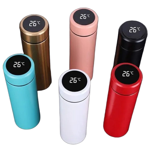 Thermos Vacuum Flask Led Temperature Display Water Bottle