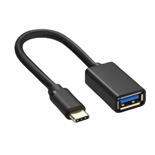 Type C Otg Cable - Color: Black