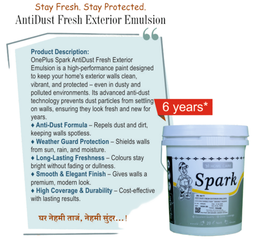 OnePlus Spark Anti Dust Fresh Exterior Emulsion
