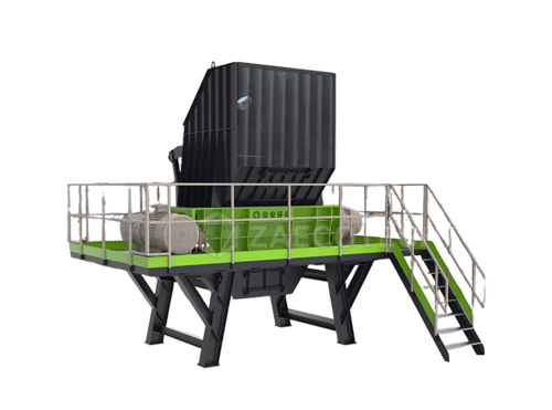 Bulky Waste Shredder Machine For Sofa Mattress Pallet And Furniture Recycling - Application: Industrial