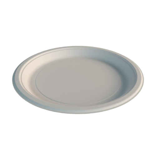 10 Inch Round Compostable Disposable Bagasse Plate - Coating Type: Pfas-Free