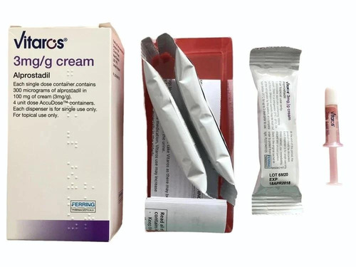 Vitaros Alprostadil 3Mg Cream - Life Span: 2029