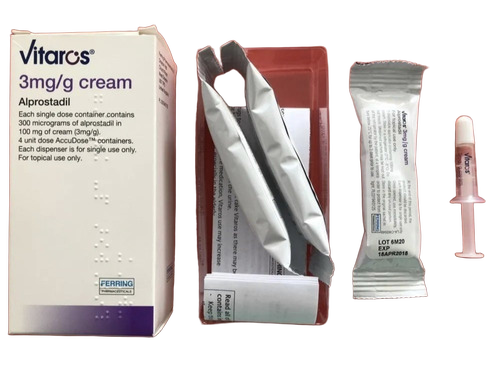 Vitaros Alprostadil 3Mg Cream - Application: Body