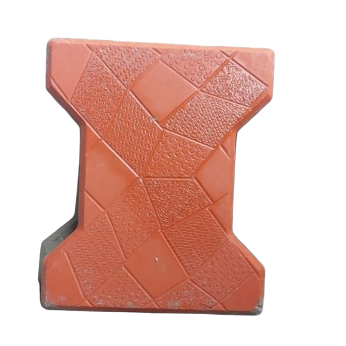 Red 60mm I Shape Paver Block