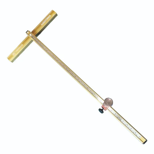 T Shaped Cutter T Style Ruler Speed Cutting Glass 4-19mm (inches And Centimeters) 90 Cm Length - Color: Multicolor