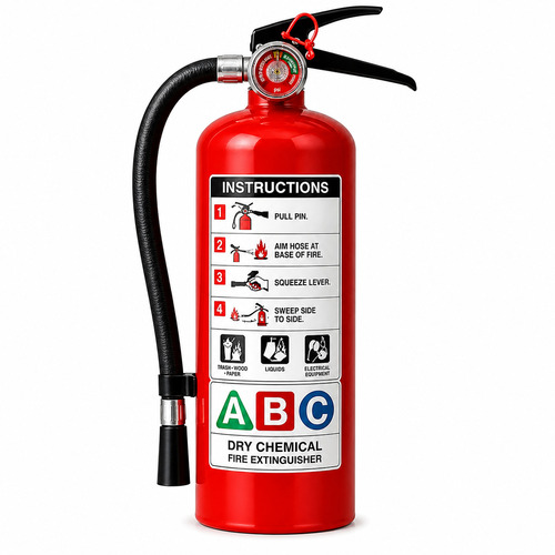 ABC Fire extinguisher cylinder