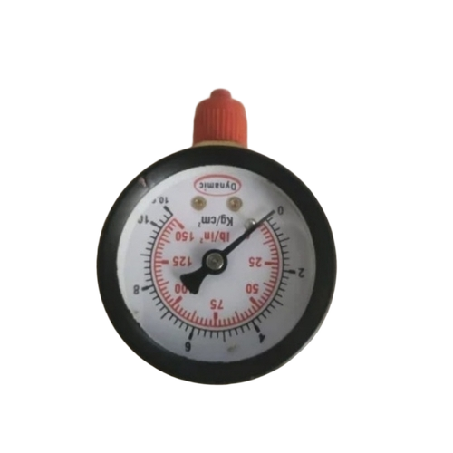 Mild Steel Pressure Gauge - Color: Silver