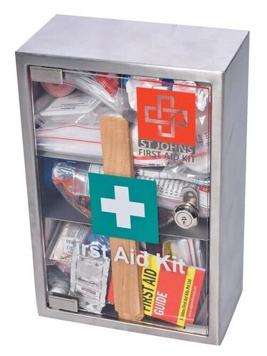 St Johns Stainless Steel First Aid Kit