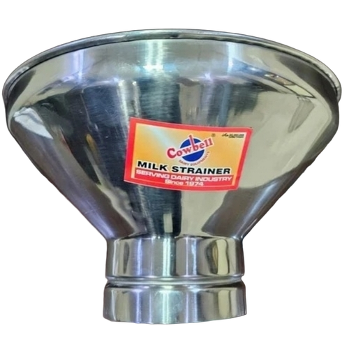 Stainless Steel Milk Strainer - Color: Silver