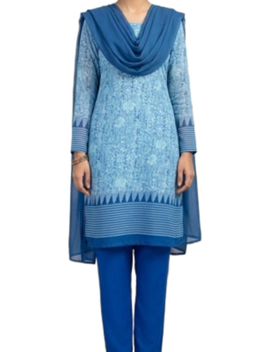 Designer Salwar Kameez - Color: Blue
