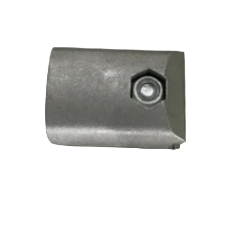 Cast Aluminum Pipe Clamp - Color: Metalic