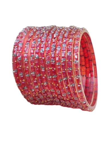 12 Pcs Premium Pakka Glass Bangles