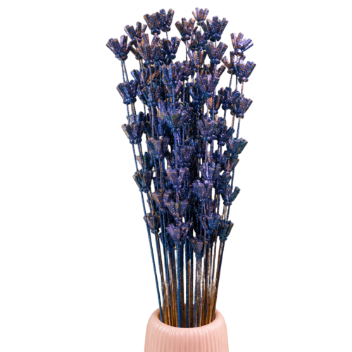 Tecksoi Blue Glitter Touch Sola Flower Sticks