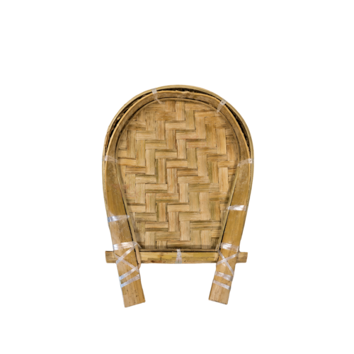 Tecksoi Woven Earth Handwoven Bamboo Small Kulo Tray